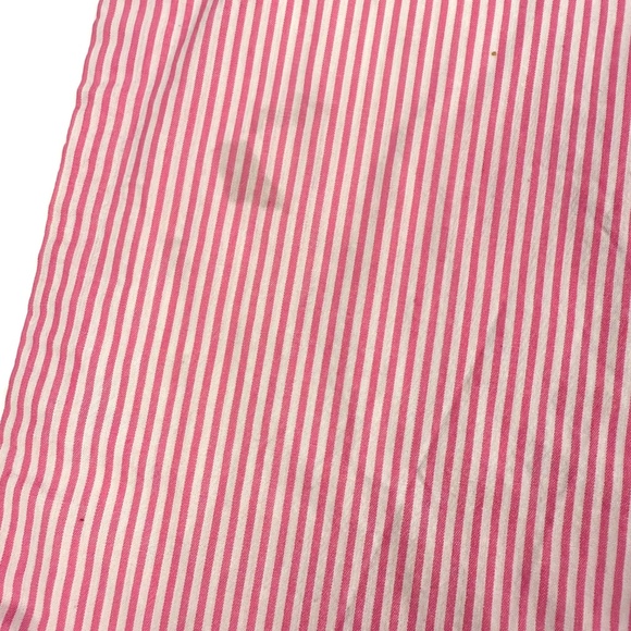 Carter’s Girls Pink & White Striped Pajama Pants Size 5 with Navy Bow - Picture 4 of 8